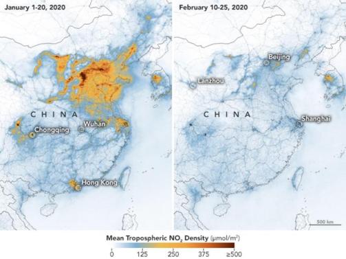 Cina satellite smog